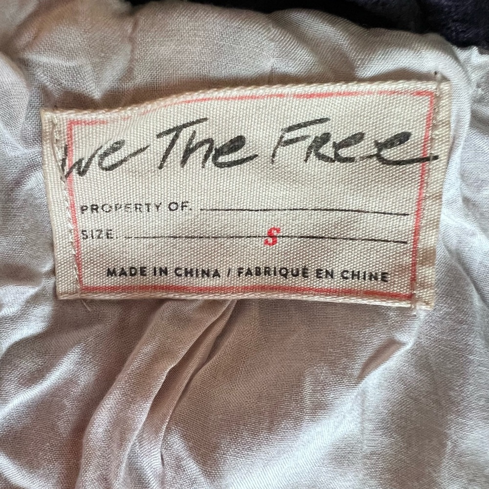 Free people duck till dawn velvet jacket size S. - Picture 15 of 16